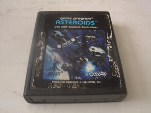 Asteroids (Atari 2600) Game Cartridge, Original Label Pins Cleaned - Picture 1 of 1