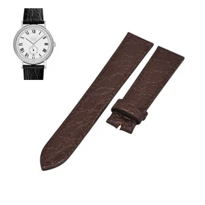 20mm Brown Leather Watch Strap For Longines Presence L4.805.4 - Picture 1 of 7
