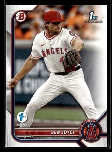 Ben Joyce - 2022 1st Bowman Draft 1st Edition Paper Base #BD-109 LA Angels - Picture 1 of 2
