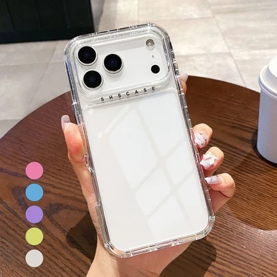 Clear Case For iPhone 17 16 15 Pro Max 14 13 12 Heavy Duty Shockproof Defender - Image 1 of 4