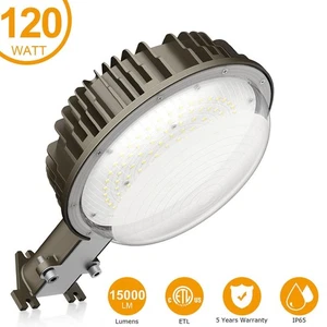 120W LED Barn Light 15,000LM With Photocell Yard Security Area Lighting IP65 ETL - Picture 1 of 9