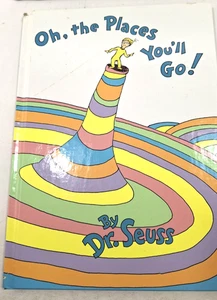 Vintage 1990 Book By Dr Suess "Oh The Places You'll Go" - Picture 1 of 9