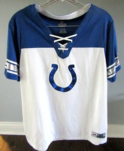 Camisa de Fútbol Indianapolis Colts Extra Grande (XL) Majestuosa Fan Moda Cuello en V - Imagen 1 de 6
