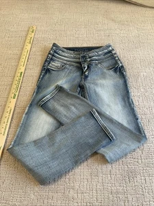 Rue 21 Jeans Womens Size 7/8L High Waist Skinny Freedom Flex Faux Front Pockets. - Picture 1 of 11