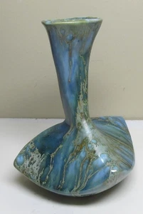 Vintage Monterey Pottery Co. Jade Pattern Vase 7-1/2" - Picture 1 of 13