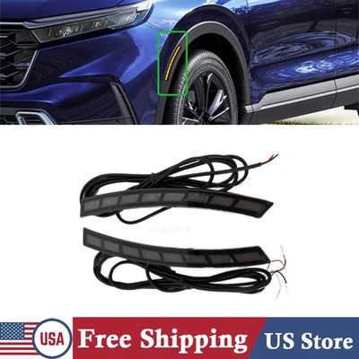 For Honda CR-V CRV 2023 2024 LED DRL Two-Color Wheel Side Marker Signal Lights Foto 1 de 4