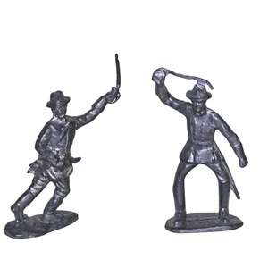 Figuras de metal de peltre modelos militares de soldados de juguete de la Guerra Civil estadounidense de colección - Imagen 1 de 10