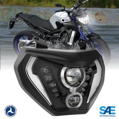 LED Headlight Assembly DRL Combo For MT07 2019 MT 09 FZ 09 MT09 FZ09 2014-2016 - Image 1 of 4