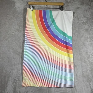 Vintage 1980s Rainbow Pillowcase 20" x 30" - Single - Picture 1 of 6