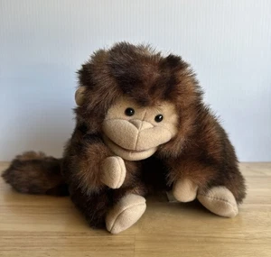Peluche pupazzo scimmia Folkmanis corpo intero marrone scimmia scimpanzé coda lunga giungla bambino - Foto 1 di 5