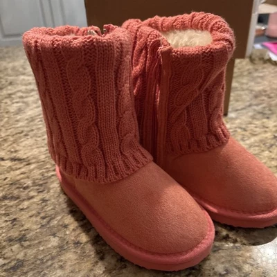 Botas de nieve Livboots niños talla grande (11-1) edades 6-7 8,5 en rosa Foto 1 de 4