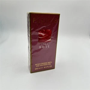 Floris London China Rose Moisturizing Bath & Shower Gel 8.5 FL OZ - Picture 1 of 2
