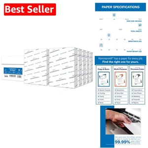 A4 Smooth Copy Paper 20 lb, 10 Reams – Bright White, 5000 Sheets, Eco-Friendly - Picture 1 of 10