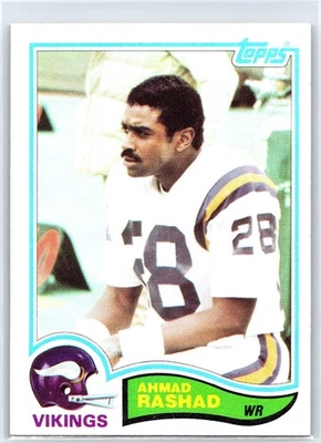 AHMAD RASHAD 1982 Topps Minnesota Vikings Football Card #397 - Image 1 of 2