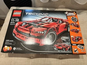 LEGO TECHNIC: Power Function roter Supercar (8070) nicht mehr im Handel erhältlich versiegelt neu im Karton - Bild 1 von 2