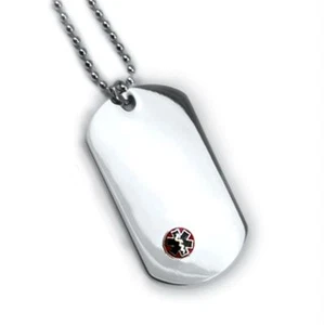 AMYLOIDOSIS CHF ANTICOAGULANTS Medical Alert ID Dog Tag with Raised emblem. - Picture 1 of 4