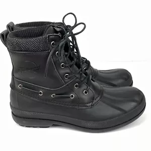 Botas impermeables vintage para hombre 9 impermeables Luke Commuter negras espiga - Imagen 1 de 9