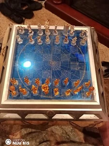 Official Star Trek 25th Anniversary Chess Set 1992 Franklin Mint - Picture 1 of 9