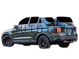 PreCut All Sides + Rear Window Film Any Tint Shade % For Ford Explorer 2020-2025 - Picture 1 of 10