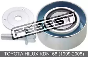 Pulley Tensioner Kit For Toyota Hilux Kdn165 (1999-2005) - Picture 1 of 1