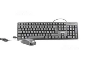Asus Black Keyboard + Mouse New - Picture 1 of 3