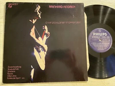 Rainhard Fendrich A Winzig Klaner Tropfen Zeit LP Philips 1983 Austrian Press EX - Image 1 of 4