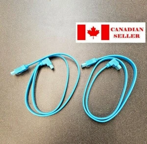 High Quality 2 x Brand New 50cm (19") SATA Cable - Picture 1 of 2