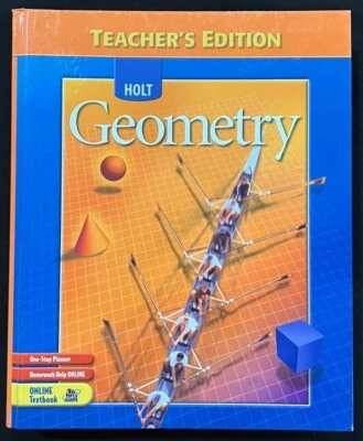 8th Grade & Up - GEOMETRY - TEACHER EDITION (2004, Holt, Rinehart and Winston) - Image 1 of 4