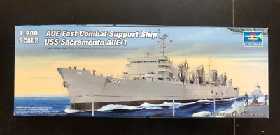 MIB Trumpeter 1/700 AOE-1 USS SACRAMENTO Fast Combat Support Ship - Image 1 of 4