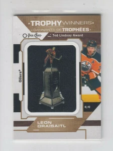 21/22 OPC Edmonton Oilers Leon Draisaitl Trophy Winners Patch card #P-29 - Picture 1 of 2