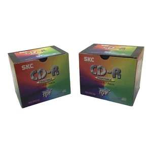 CD-R White InkJet Printable 74 Minute Low Speed Recordable Jewel Case - Picture 1 of 7