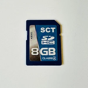 Carte mémoire flash numérique sécurisée SCT 8 Go SD HC classe 4 SDHC - Photo 1 sur 2