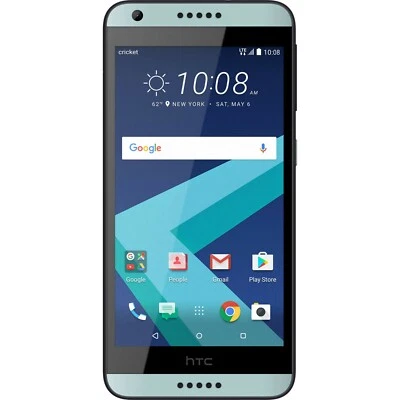 New in Open-Box Cricket HTC Desire 550 16GB 5" 4GLTE Android Prepaid Smartphone - Image 1 of 3