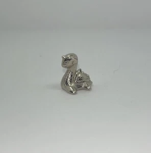Lapras Silver Pokemon Keshimon Mini Metal Figure - Picture 1 of 3