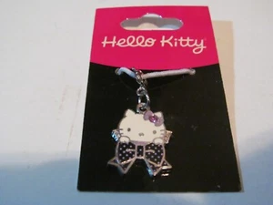 SANRIO HELLO KITTY MIT SCHLEIFE EMAILLE CHARM 2005 NOC VINTAGE - Bild 1 von 2