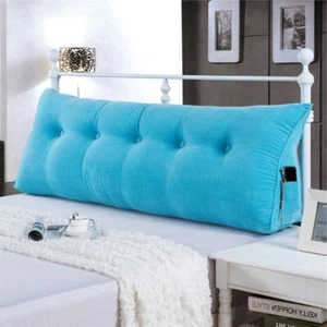 Headboard Triangular Wedge Reading Lumbar Pillow Backrest Bolster Cushion 2019  - Picture 1 of 86