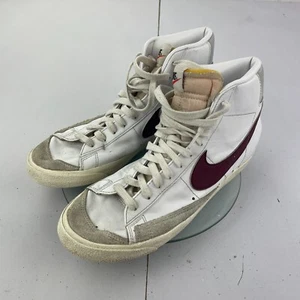 Nike Blazer Mid 77 Sneaker 9 Weiß Schnürschuhe Herren Leder High Top Retro - Bild 1 von 10