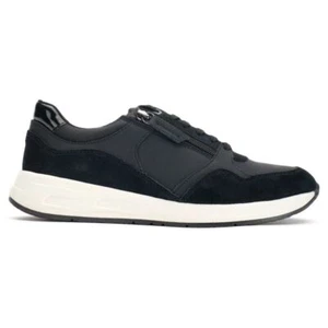 Geox Womens Bulmya Running Style Sneakers Black - Picture 1 of 8