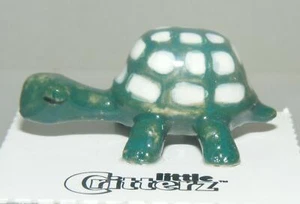 Little Critterz Miniature Porcelain Animal Figure Turtle "Greene" LC884 - Picture 1 of 5