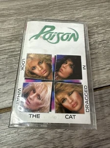 Poison Look What The Cat Dragged In New Sealed Cassette Tape 1986 Columbia House - Picture 1 of 6