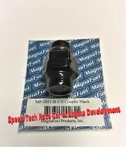 MagnaFuel MP-3011-Blk -10 AN Coupler Black Pump to Filter Adapter @ Speed Tech - Picture 1 of 1