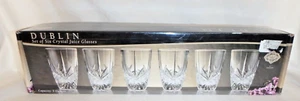 Godinger Shannon Crystal DUBLIN Juice Glass(es) NEW Set of 6 - Picture 1 of 7