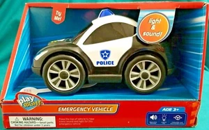 Play Right Coche de policía vehículo de emergencia edades 3+ sonidos luces tirar hacia atrás - Imagen 1 de 5
