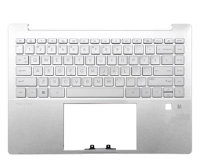 For HP Pavilion 14-EH Palmrest Cover C Shell With Backlit US Keyboard TPN-W154 - Picture 1 of 2