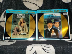 Manon of the Spring & Jean de Florette CinemaDisc Laserdisc LD Free Ship $50 - Picture 1 of 5