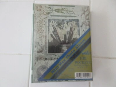 相册,100 张照片,4 英寸 x 6 英寸,书籍装订,透明床单,浅绿色封面 — 第 1/4 张图片