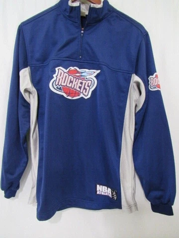 Houston Rockets Boys NBA Pull Over Jacket NBA Blue 1/4 Zip  Size XL (18-20) Cover
