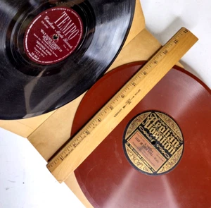 Antique 78-RPM Gramophone 10" Shellac Record Collection w Sleeved Case Set of 12 - Picture 1 of 14