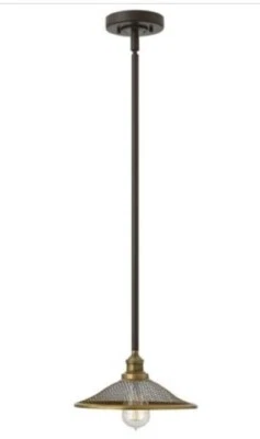 One Light Pendant In Buckeye Bronze By Hinkley From The Rigby Collection - Image 1 of 3