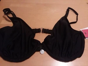 NWT Esprit Separates M 3135 Black Bikini Underwire Swim Top -No Pads $46 A6 - Picture 1 of 8